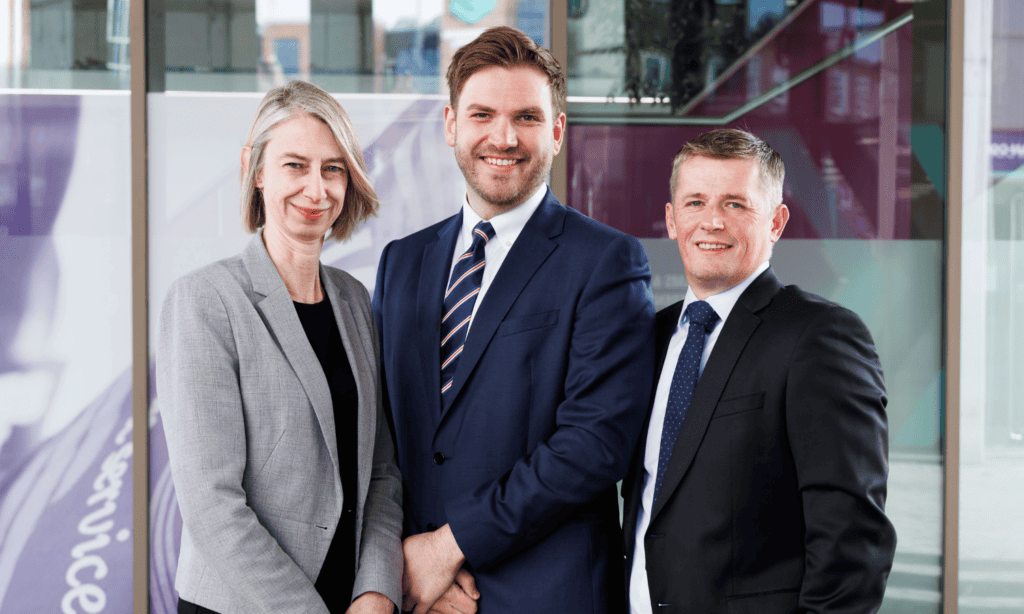 New partner appointment at Clayton & Brewill-Yvonne, Adam and Doug