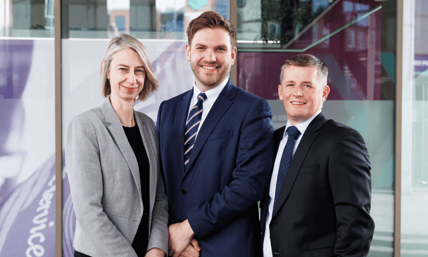 New partner appointment at Clayton & Brewill-Yvonne, Adam and Doug