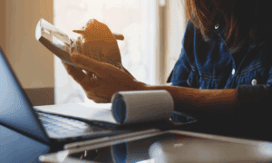 benefits in kind- image of someone using a calculator