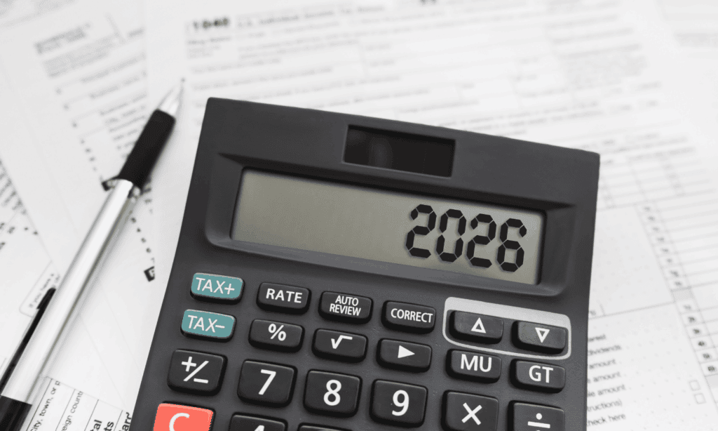 2026 IHT changes- calculator with 2026 on it